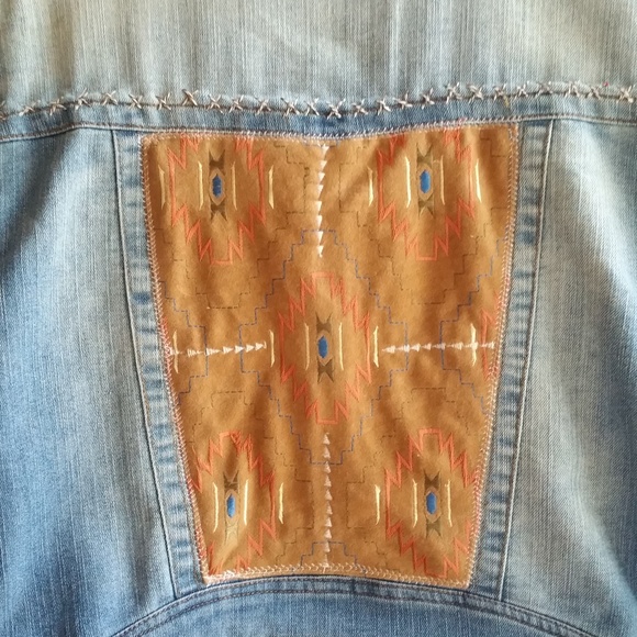 Custom Handcrafted Denim Vest - Picture 7 of 9